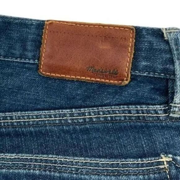Madewell Women's Blue Regular Fit 5 Pockets Skinny Leg Denim Jeans Size 24X32 - Picture 7 of 7